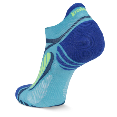Ultralight No-Show Running Socks, Blue Radiance
