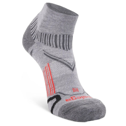 Enduro Quarter Running Socks, Midgrey