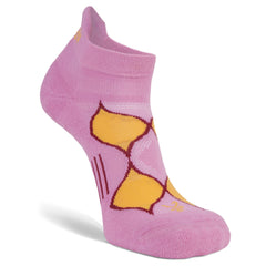 Enduro No-Show Running Socks, Pink/Wildberry