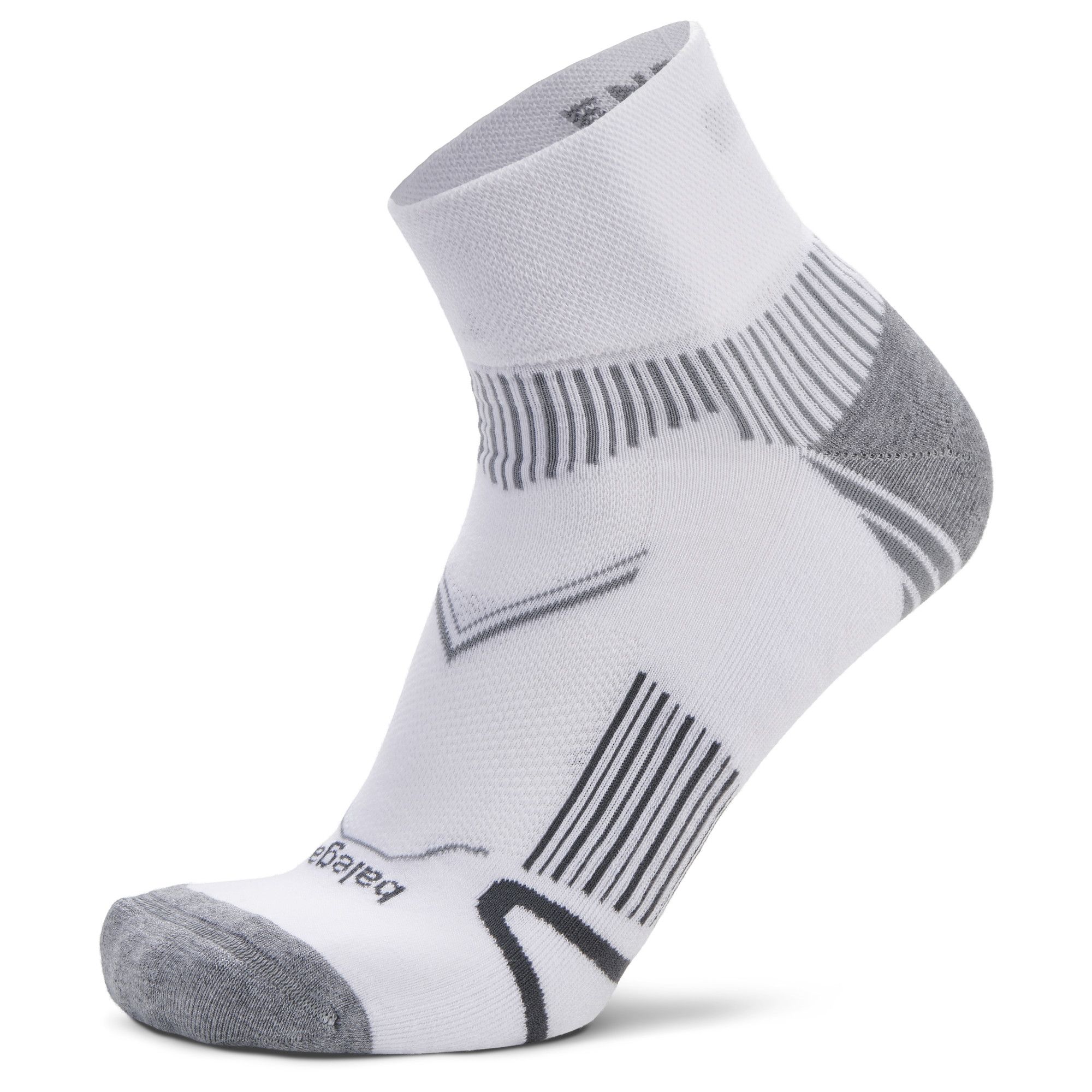 Enduro Quarter Running Socks, White/Grey Main image
