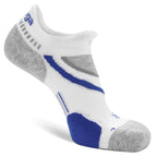 UltraGlide Running Socks, White/Mid Grey
