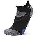UltraGlide Running Socks, Black/Grey