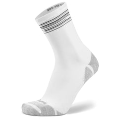 Blister Resist Light Mini Crew Running Socks, White