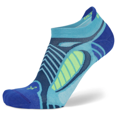 Ultralight No-Show Running Socks, Blue Radiance