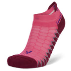 Silver No Show Running Socks, Watermelon