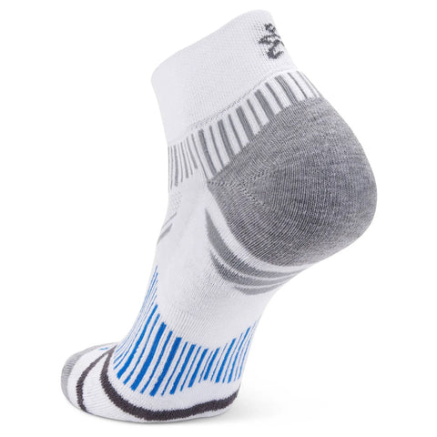 Enduro Quarter Running Socks, White