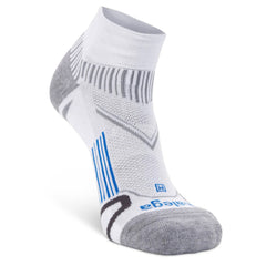 Enduro Quarter Running Socks, White