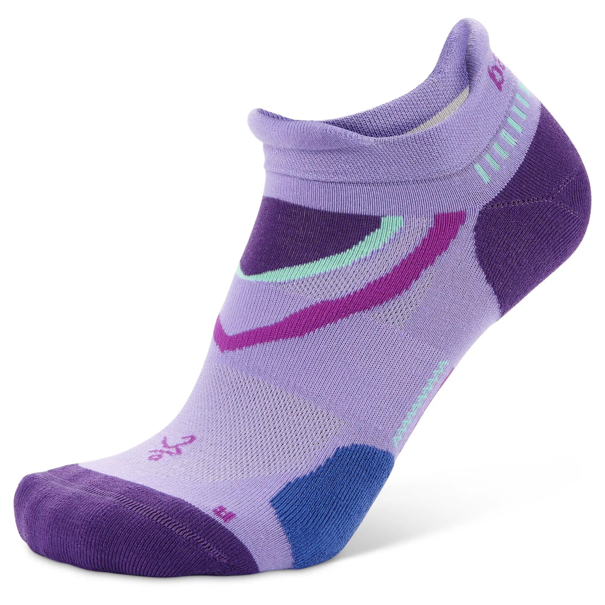 UltraGlide Running Socks, Lavender/Charged Purple Main image