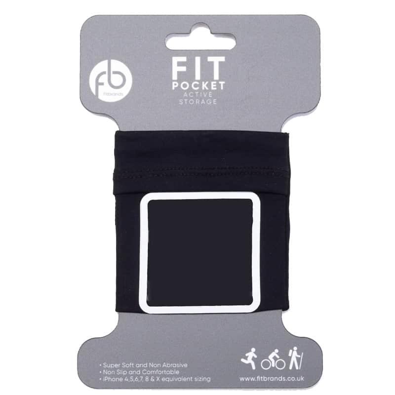 Fit Pocket – PR Wrist Pocket – Black - Balega