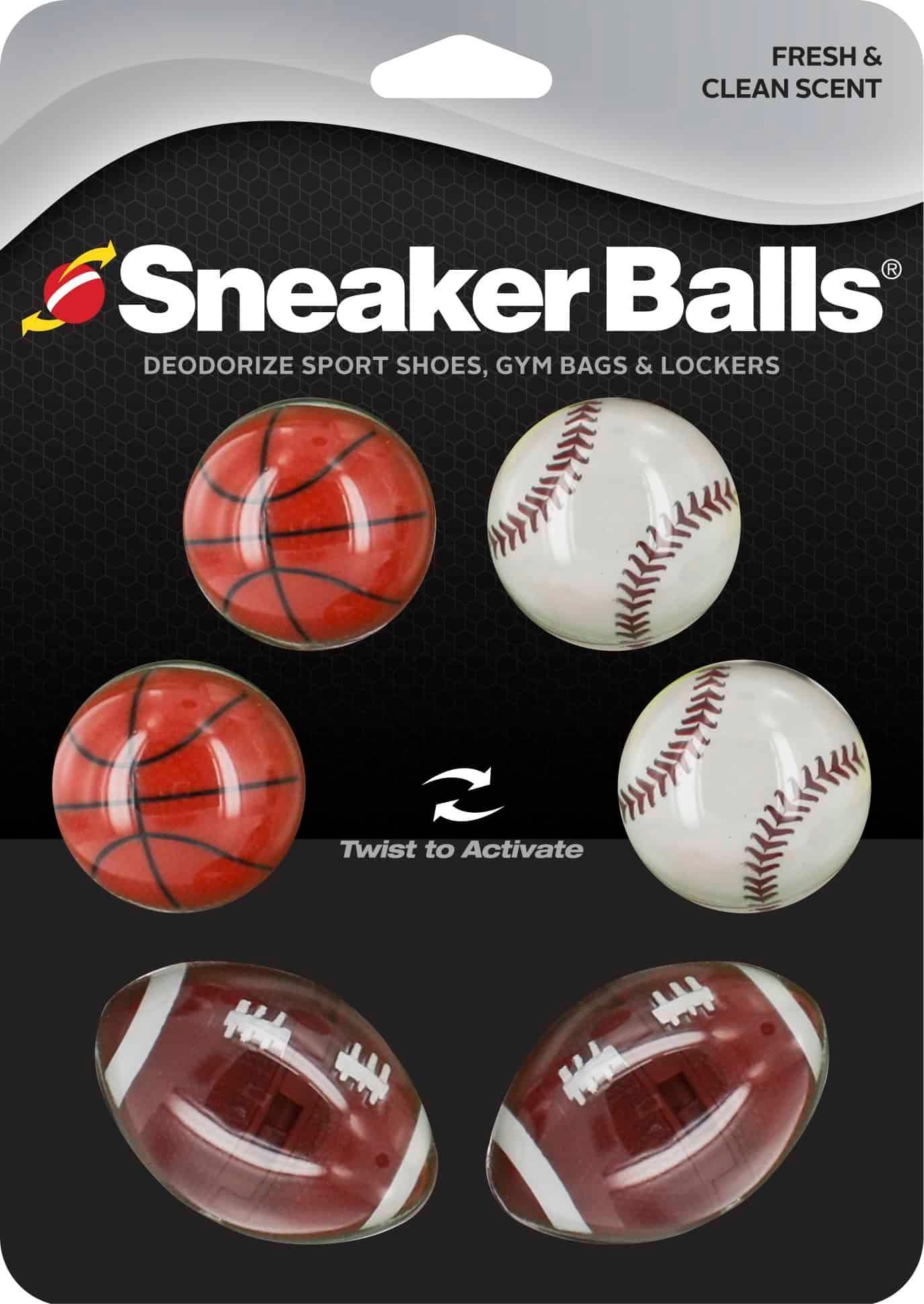 Sneaker Balls - Shoe Air Fresheners - Footwear Deodorizer Balls (6 Pack) - Balega Main image